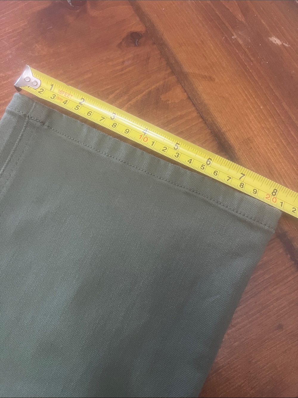 Market & Spruce Olive Straight-Leg Jeans - Picture 9 of 9